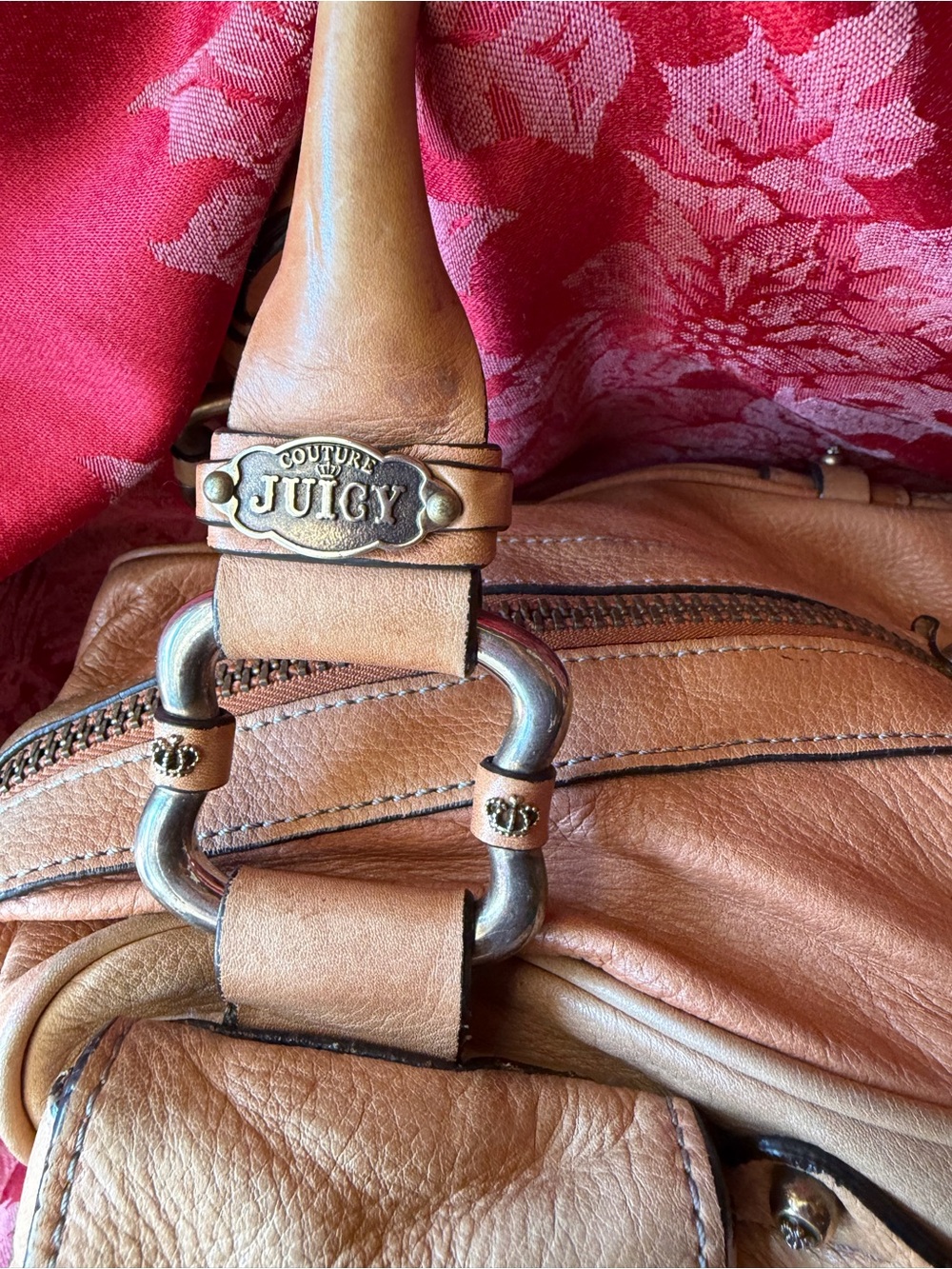 Vintage Leather Juicy Couture Purse - Picture 5 of 14